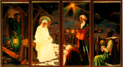 Altarbild Feldbergmadonna des Malers Hans Franke